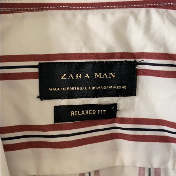 Zara Men’s Striped Shirt- new w/o tags - Picture 6 of 7